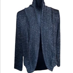 Women's AB Studio Long Sleeved Cardigan Blazer Size Large